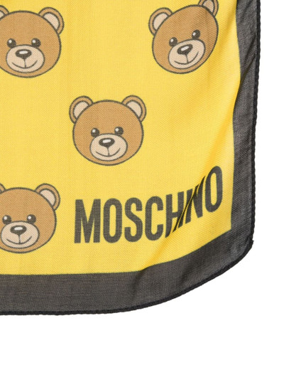 Moschino Teddy Bear-print scarf outlook