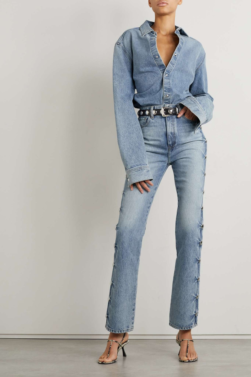 KHAITE Argo denim shirt outlook