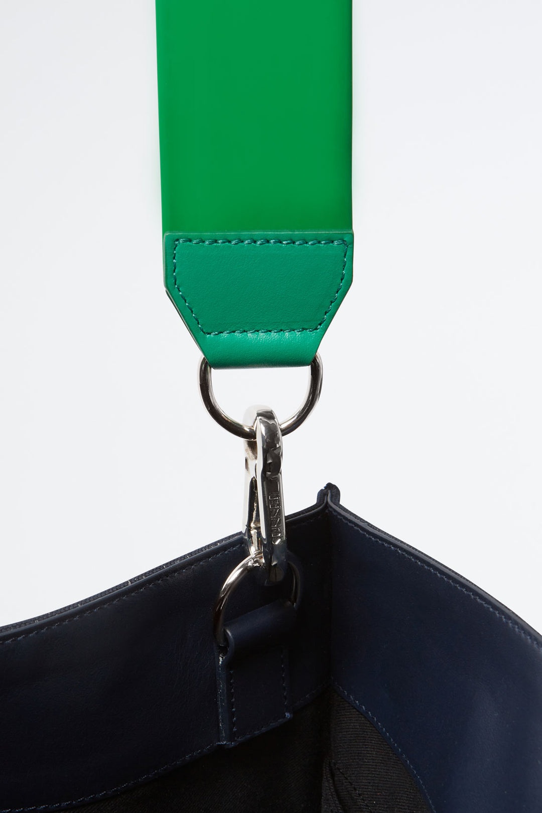 DARK BLUE & GREEN PARALLELEPIPEDO BAG - 4