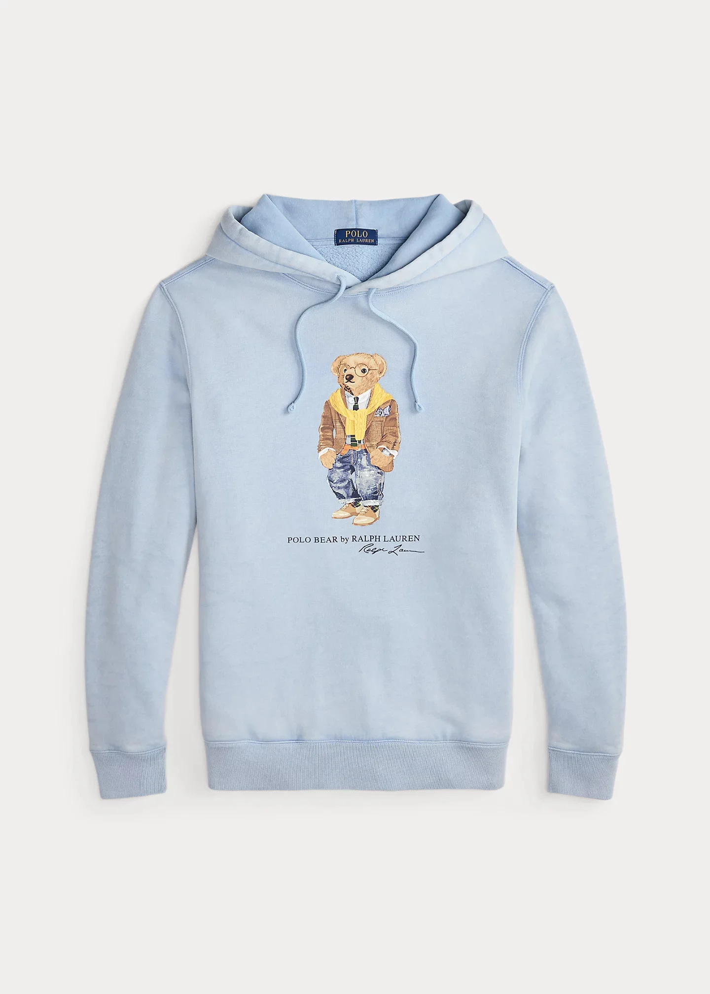 Polo Bear Garment-Dyed Fleece Hoodie - 1