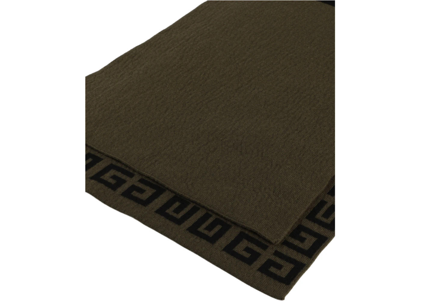 Givenchy Double Face 4G Scarf Black/Khaki - 3