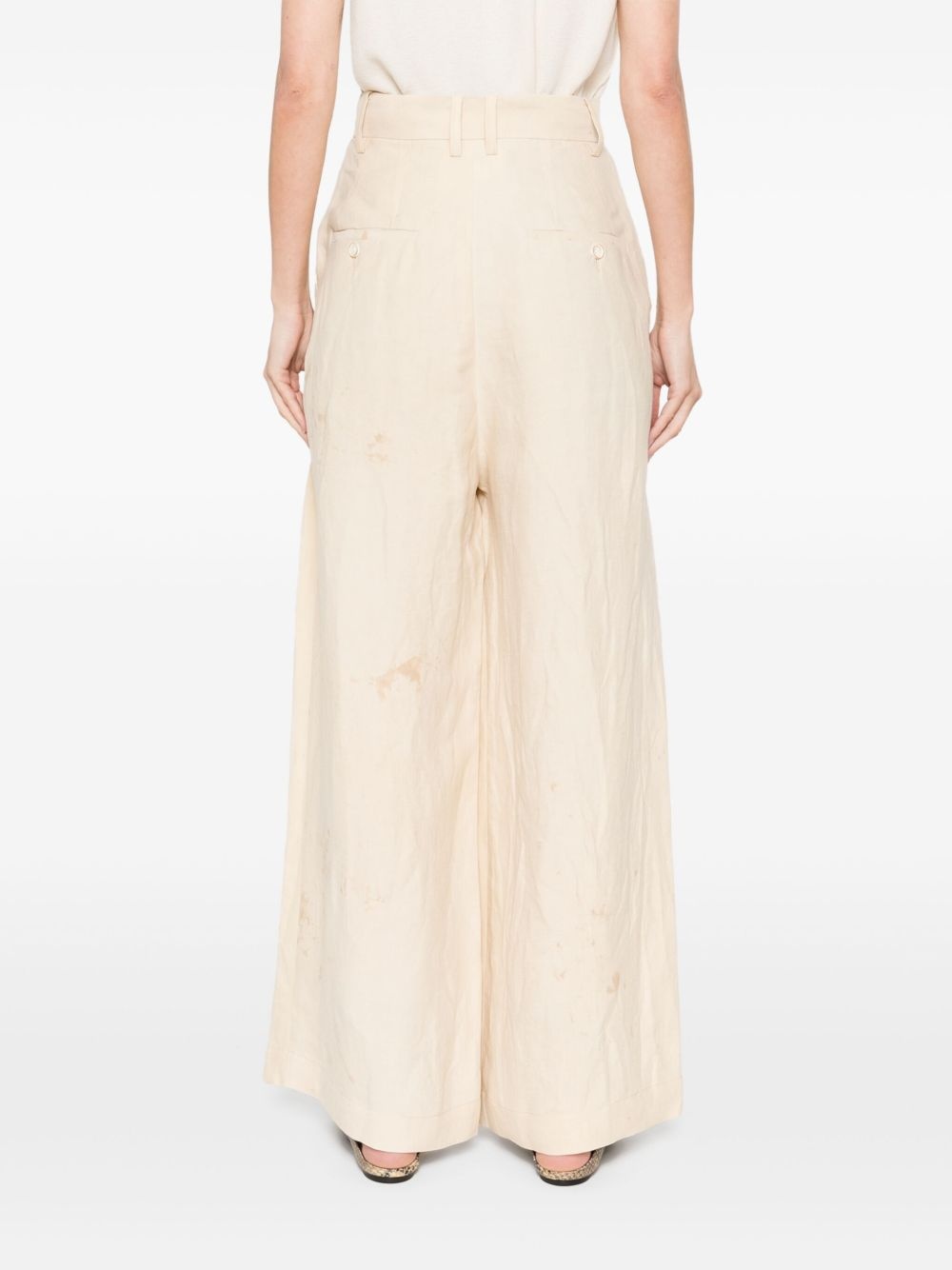 pleat-detailed trousers - 4