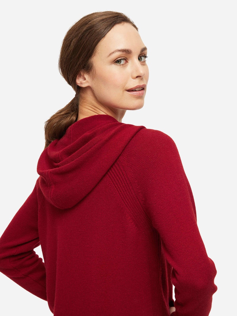 Women's Hoodie Daphne Cashmere Red - 5
