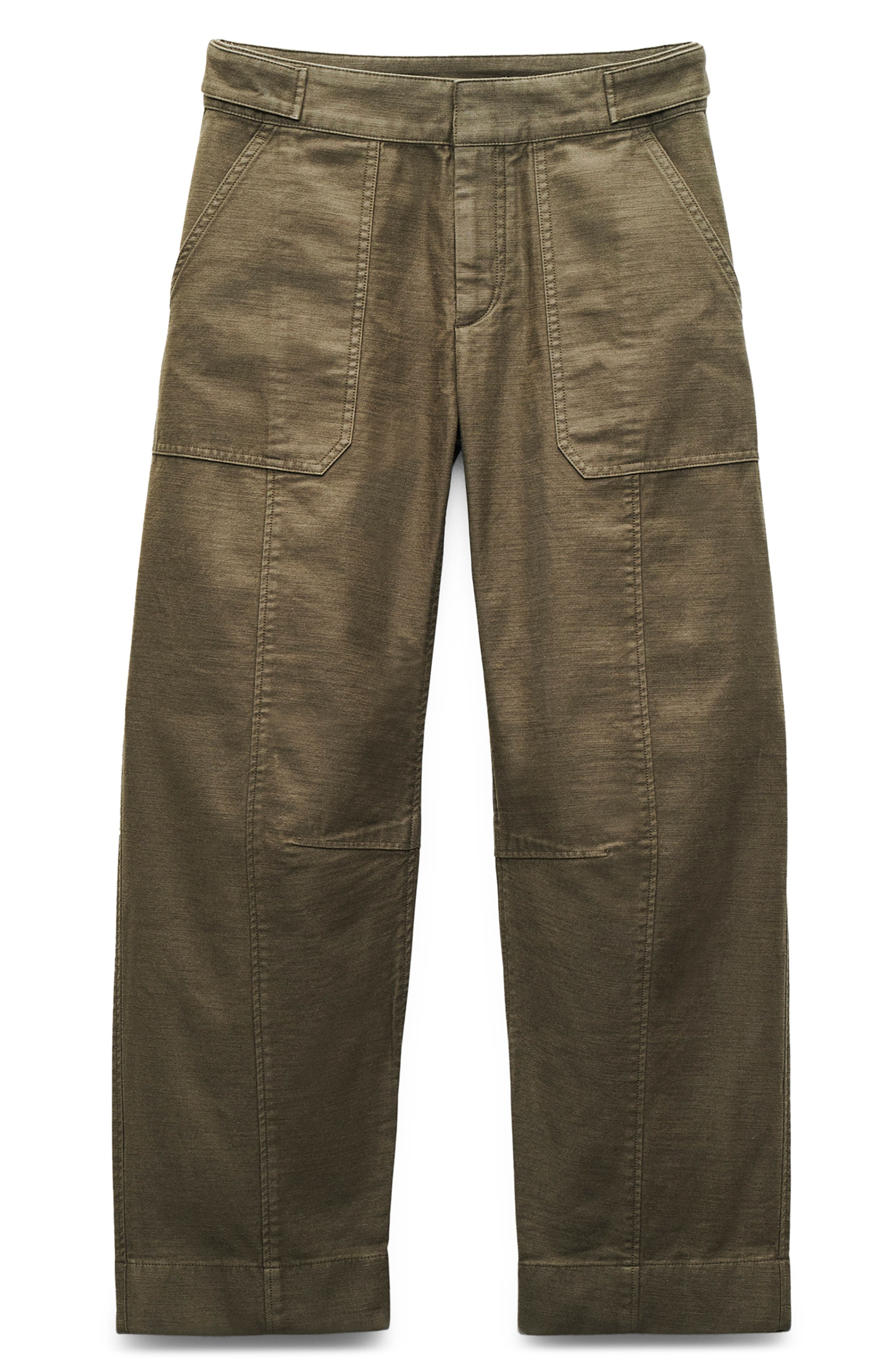 rag & bone Anita Pants in Olive at Nordstrom - 4