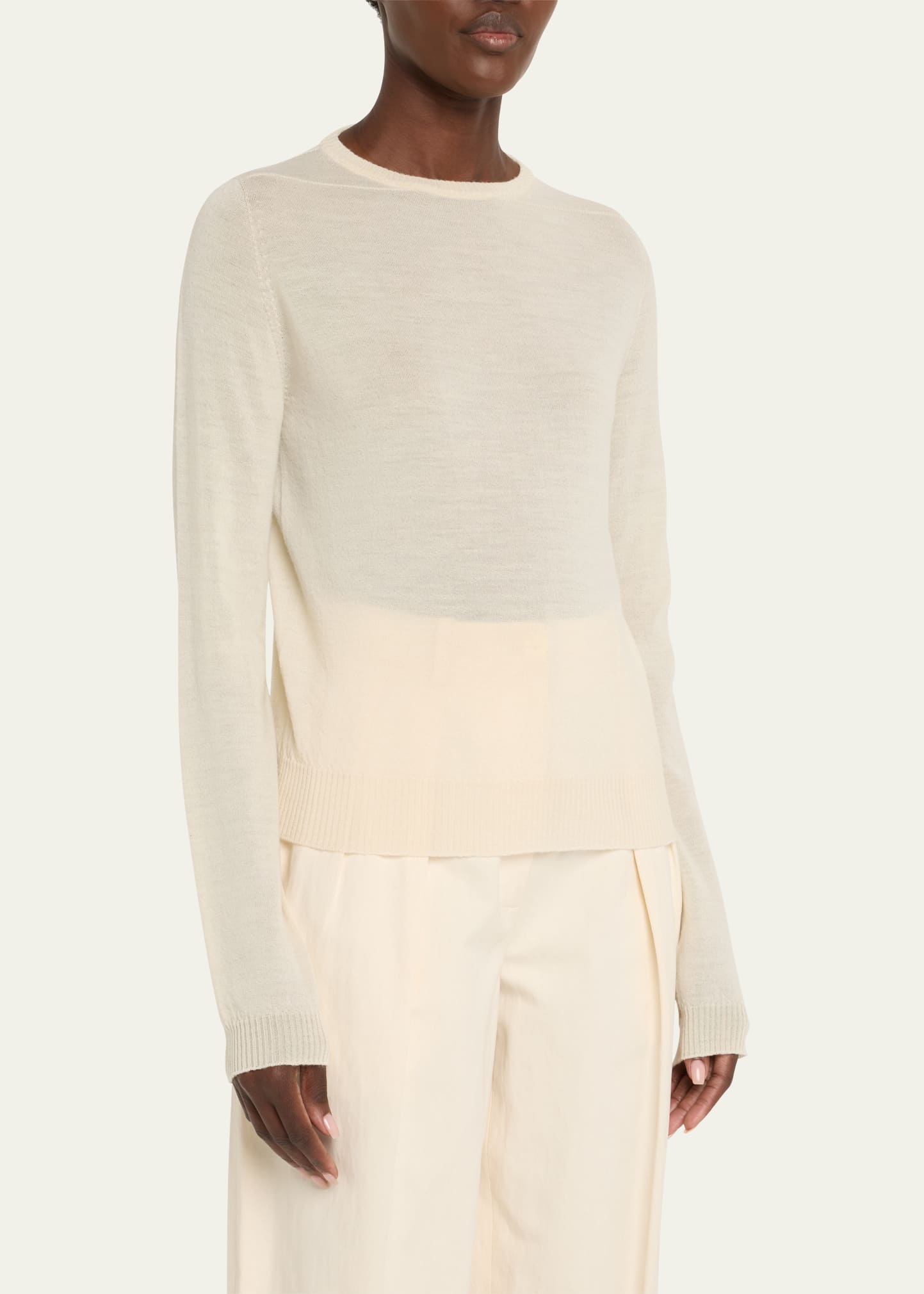 Biker Level Knit Wool Sweater - 4