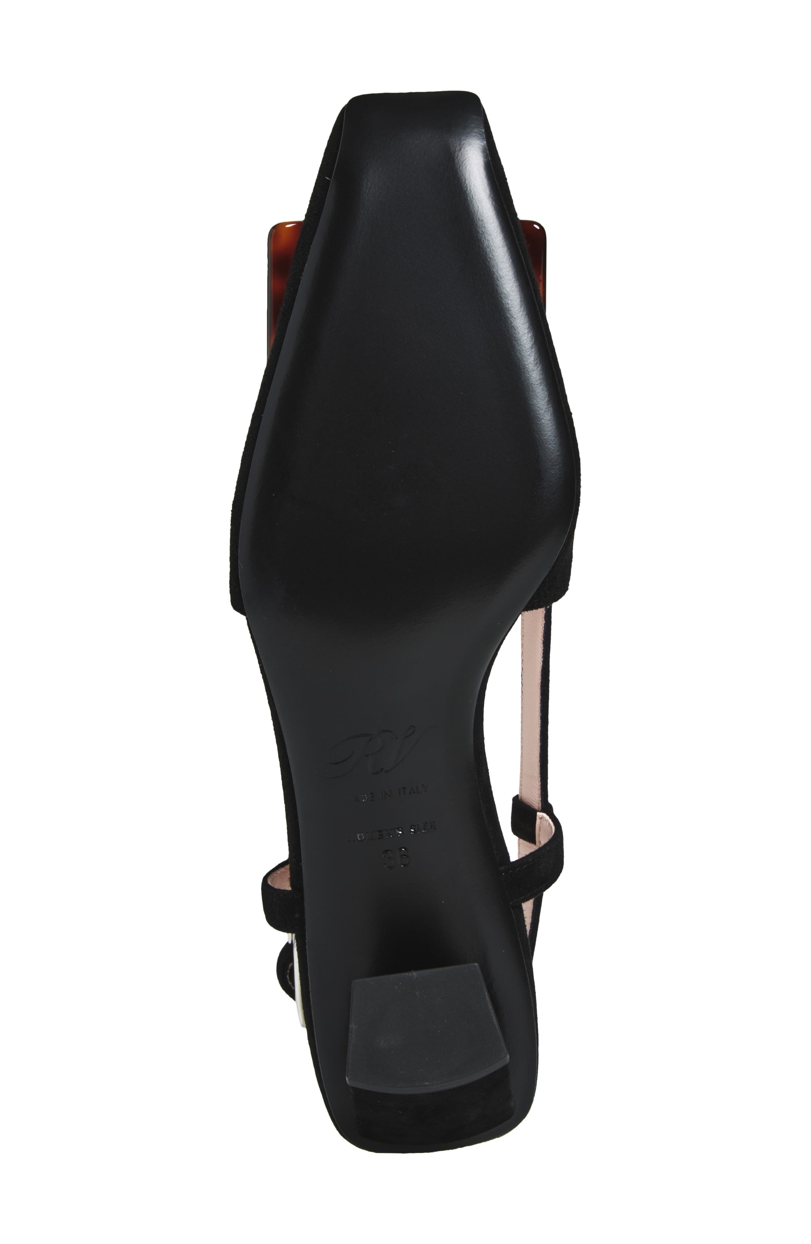 Roger Vivier Belle Vivier Slingback Pump in Nero at Nordstrom - 6