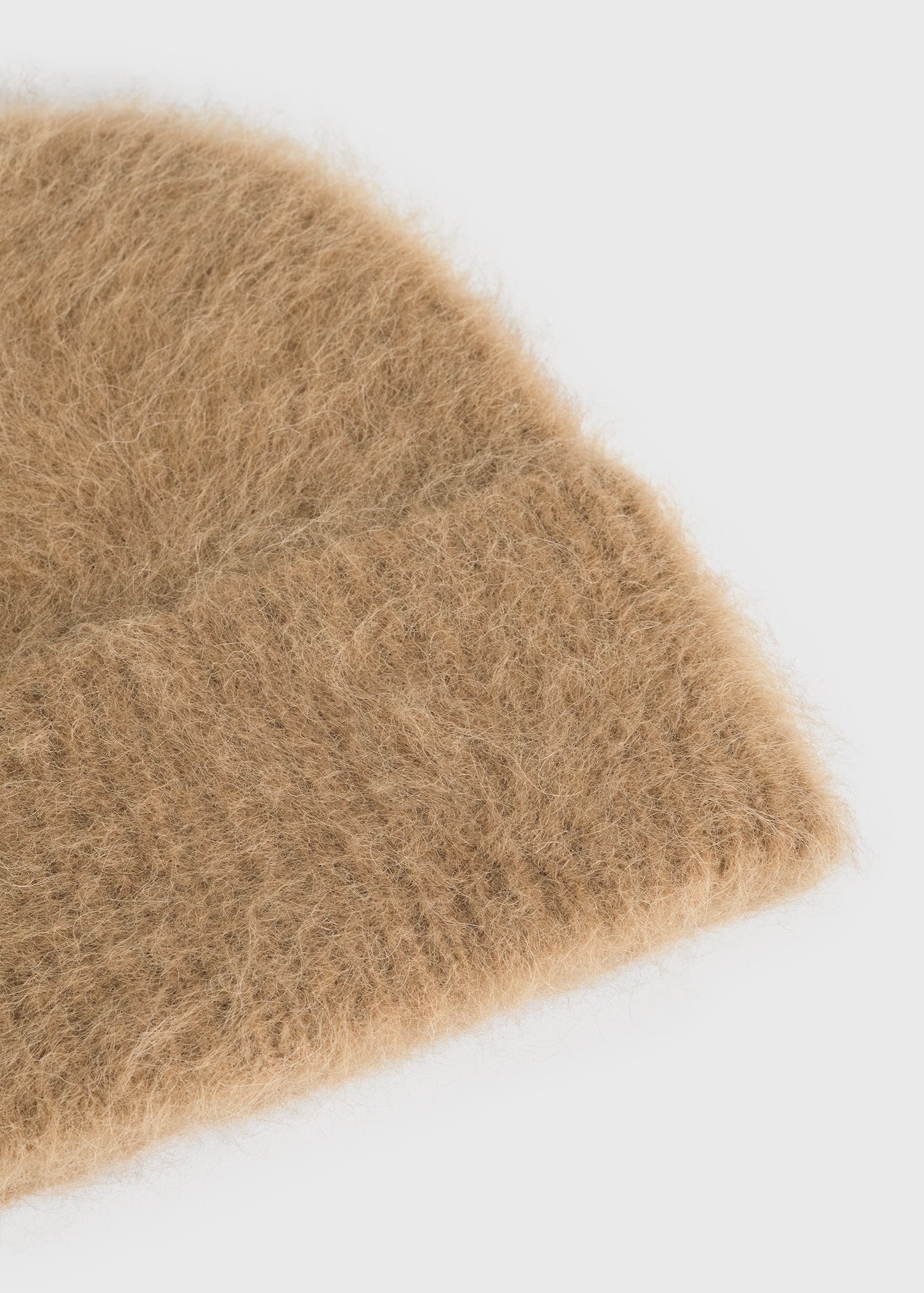 Alpaca knit beanie camel melange - 4
