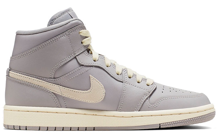 (WMNS) Air Jordan 1 Mid 'Grey Light Bone' CD7240-002 - 2