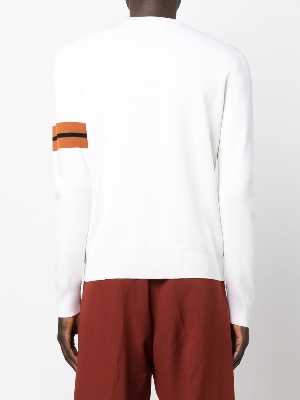 side stripe detail sweater - 4