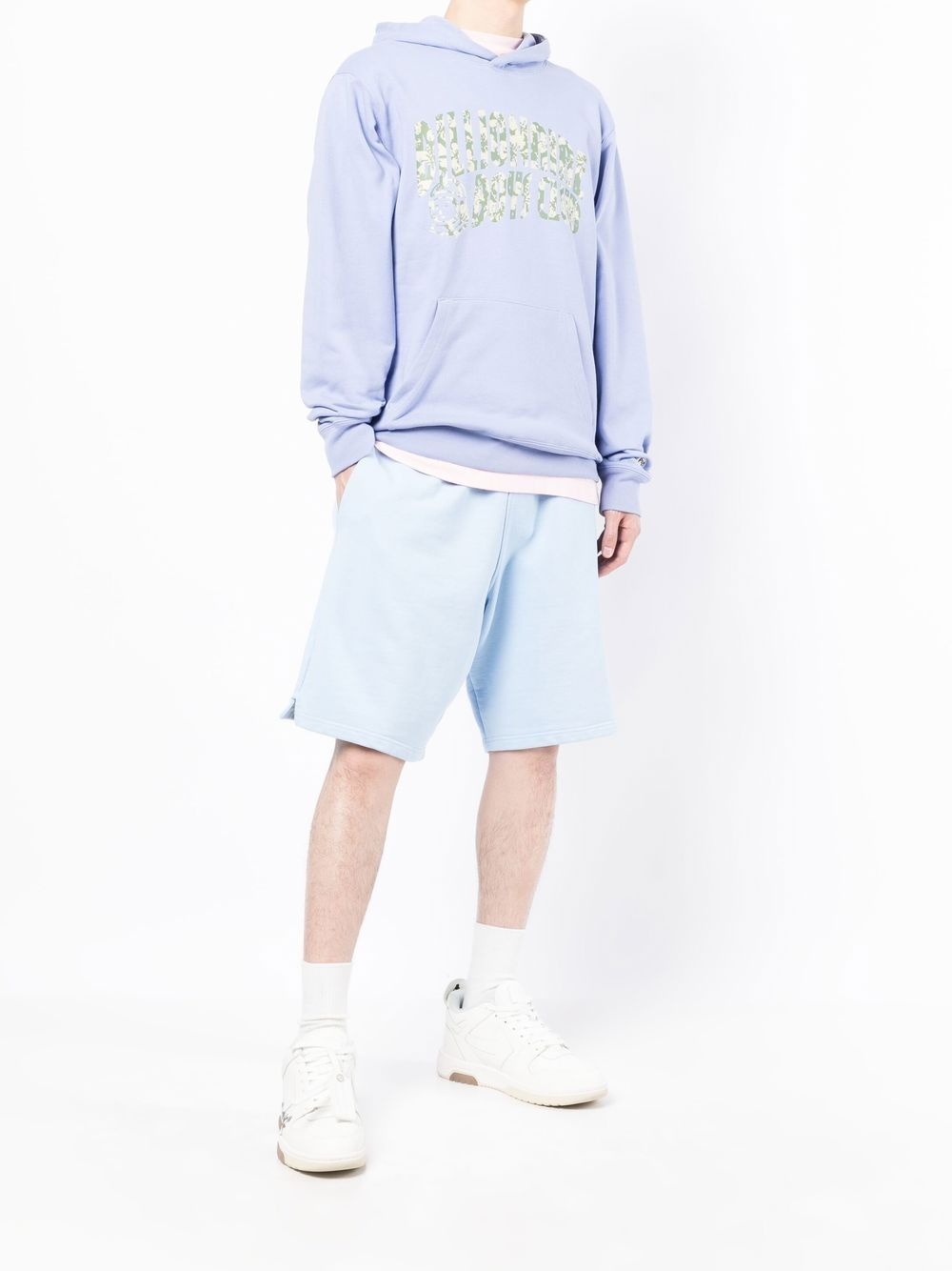 logo print hoodie - 2