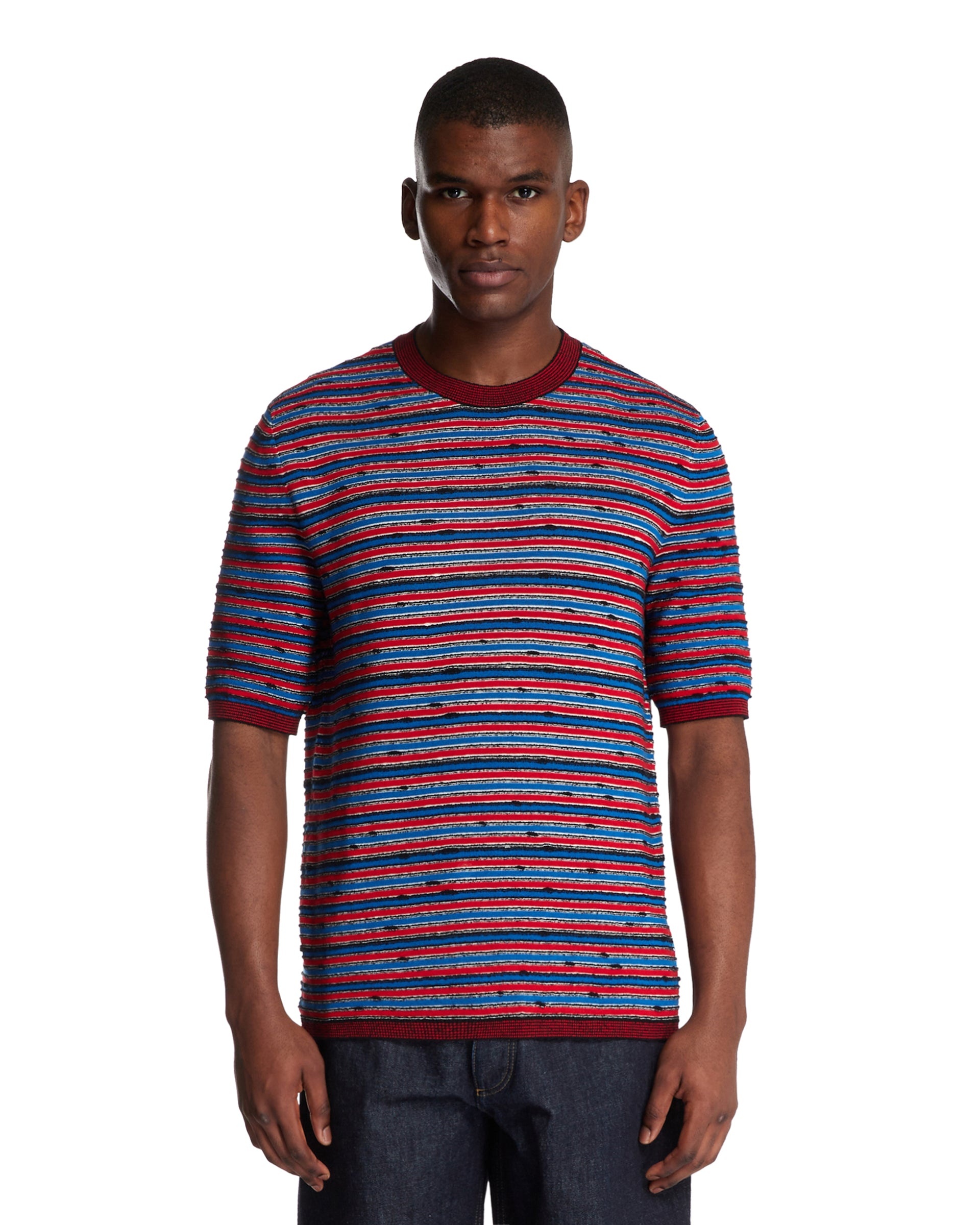 Tシャツ・カットソー BOTTEGA VENETA Men T-shirt Multicolor 811528V4WU0 4510 BOTTEGA VENETA Men T-shirt Multicolor 811528V4WU0 4510