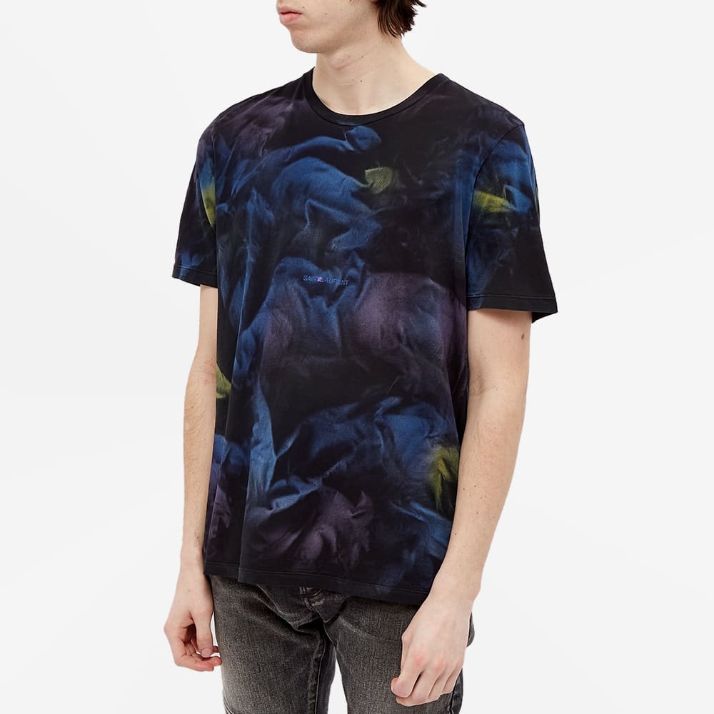 Saint Laurent Archive Logo Tie Dye Tee - 3