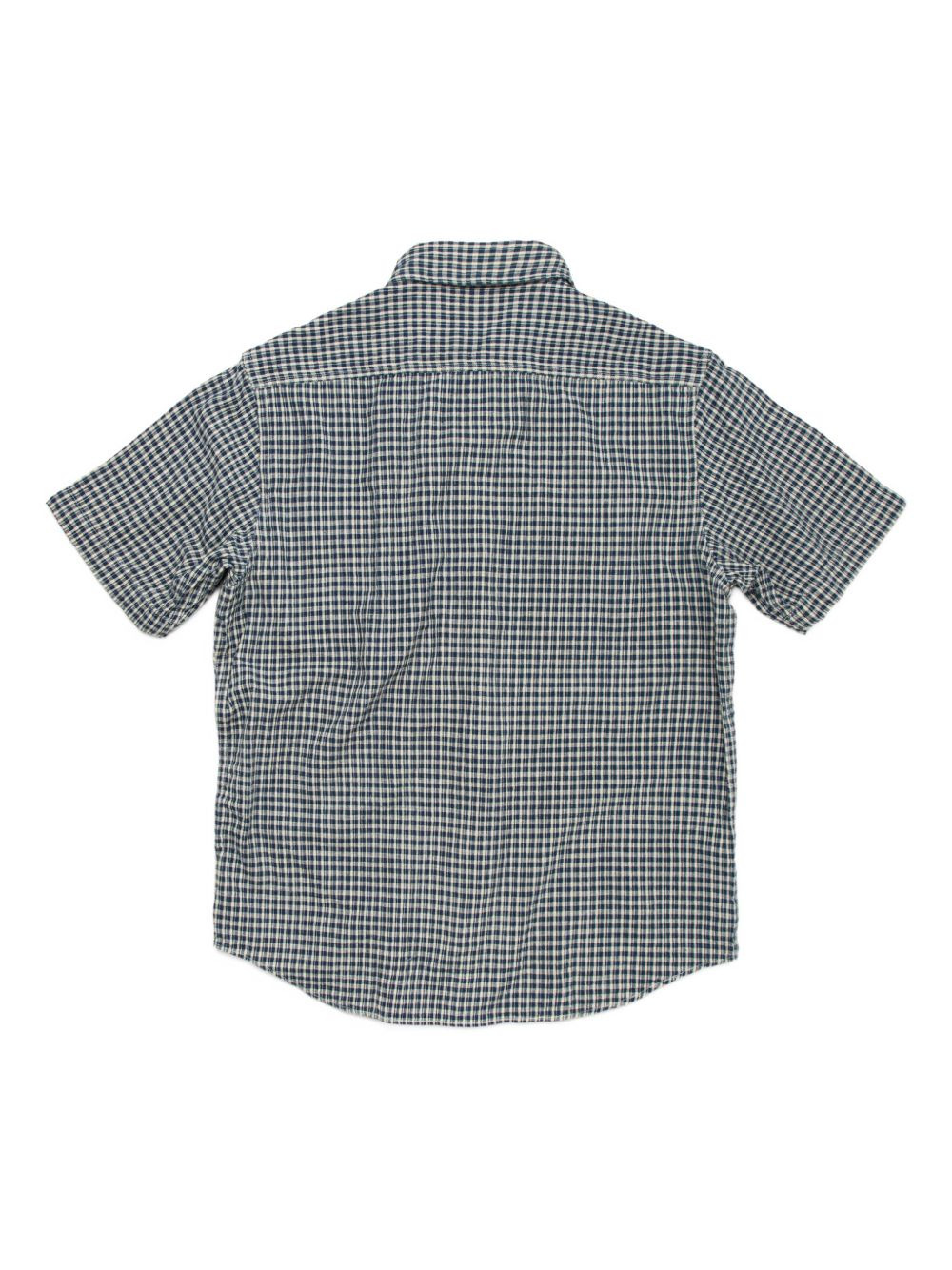 gingham-check short-sleeve shirt - 2