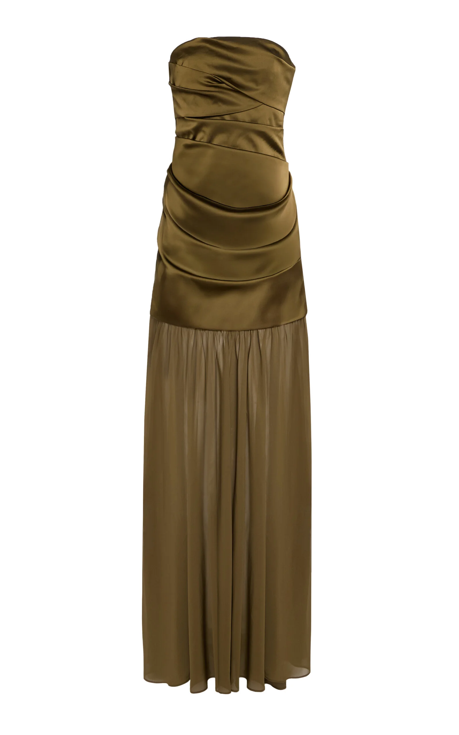 Exclusive Tallie Convertible Satin Dress green - 1