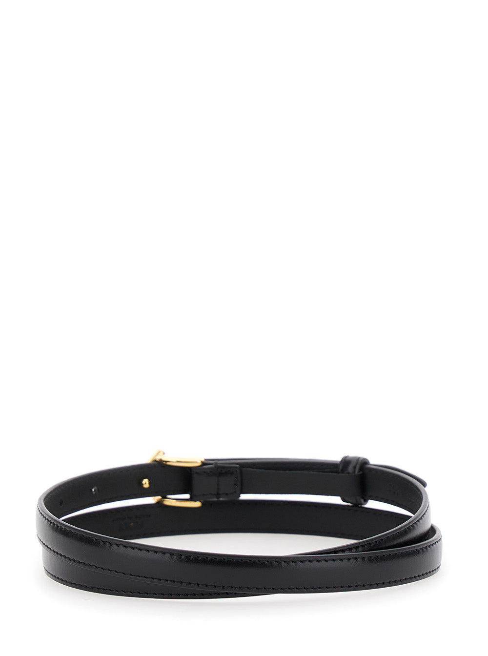 Fendi Women Black Belt With Buckle With Ff Logo In Leather Woman - 3