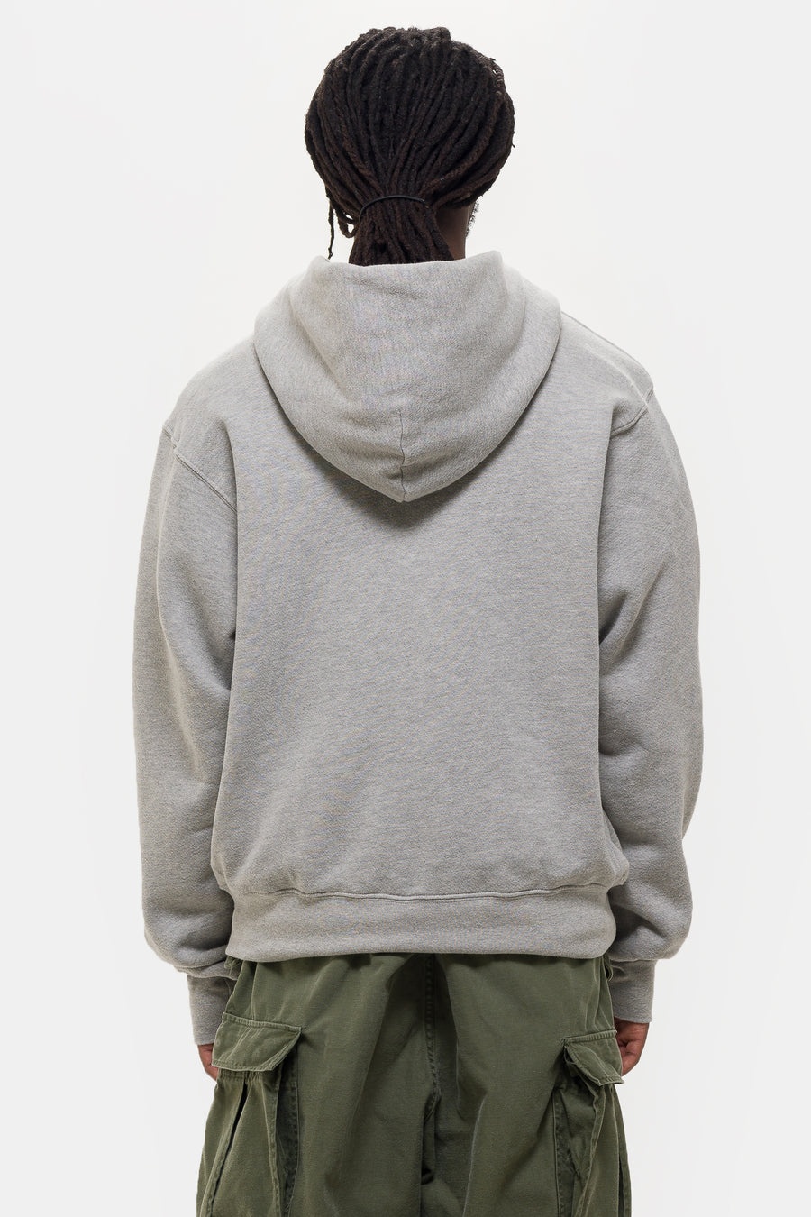Heavyweight Zip Hoodie in Heather Grey - 3