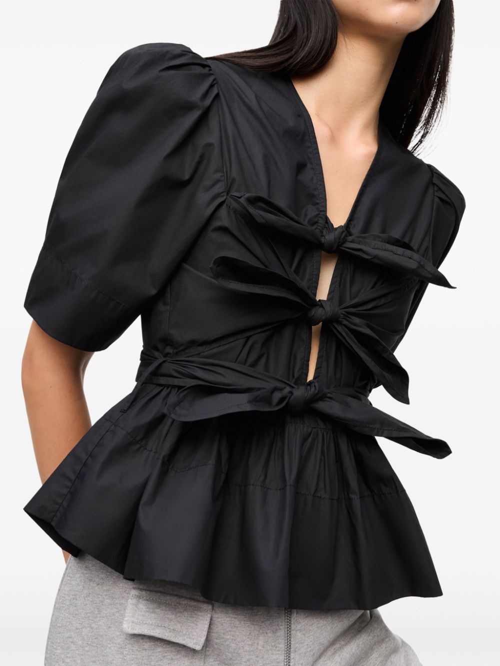 bow-detail blouse - 6