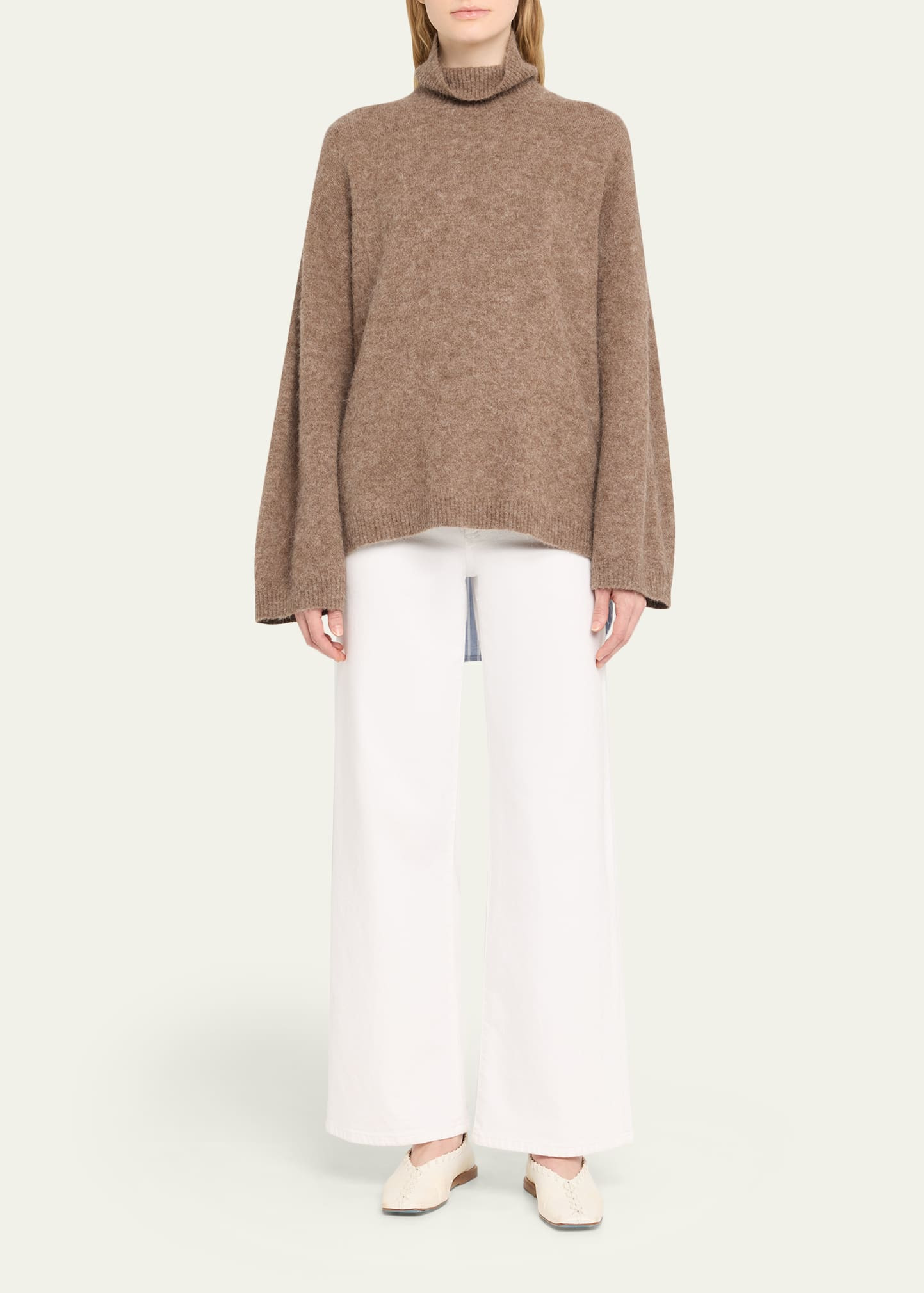 Mallory Combo Turtleneck Sweater - 2