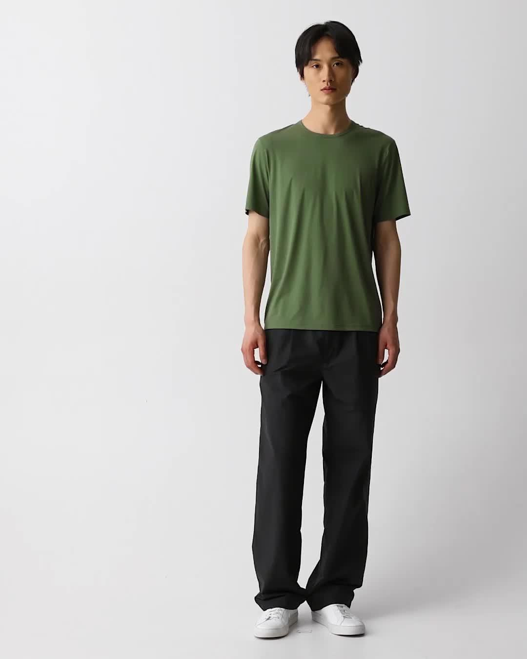 Crewneck Tee in Perform Jersey - 7