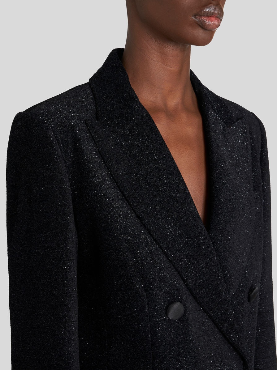 DOUBLE-BREASTED JACKET WITH PRINTED LINING - 2