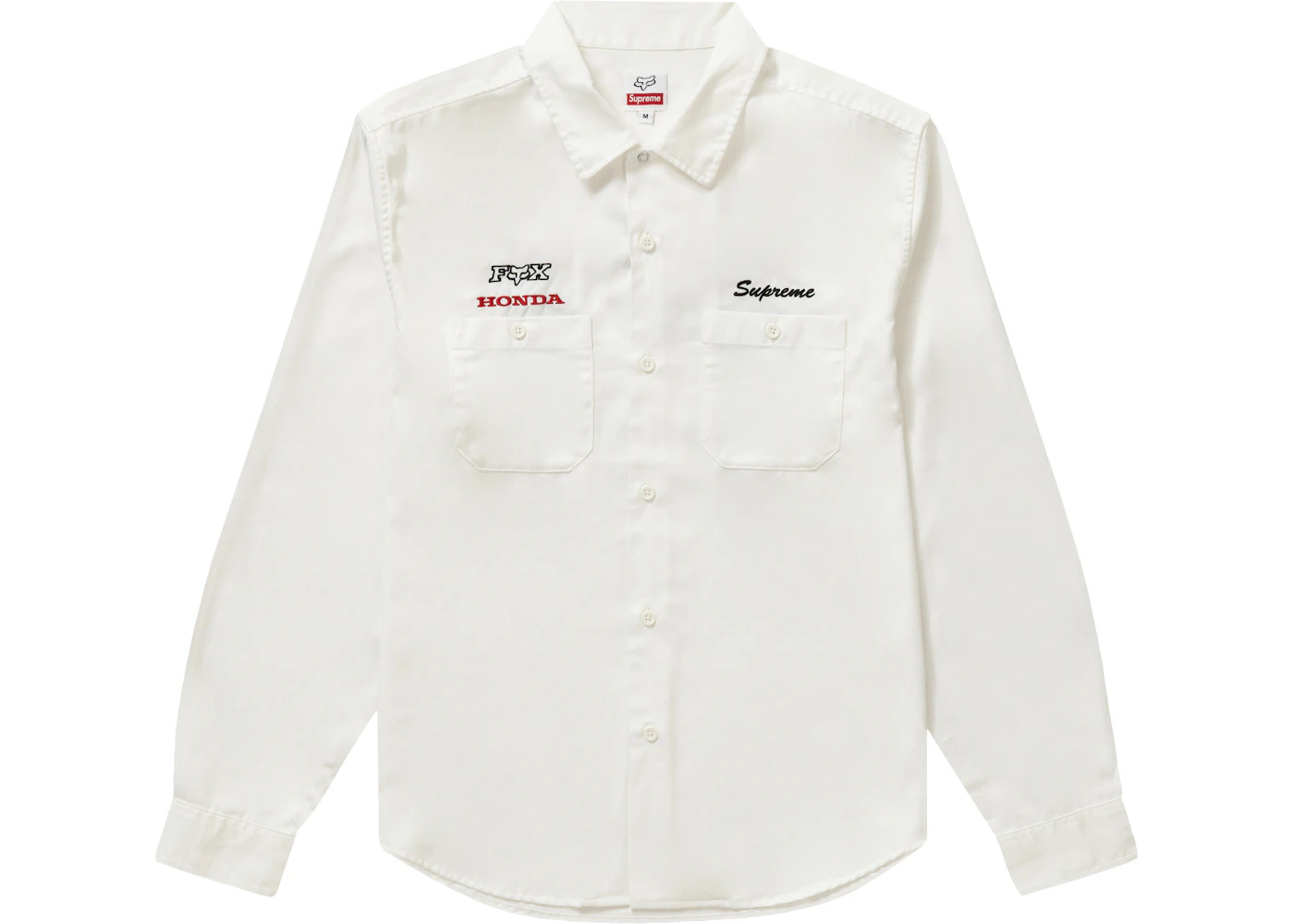 Supreme Honda Fox Racing Work Shirt OffWhite - 1