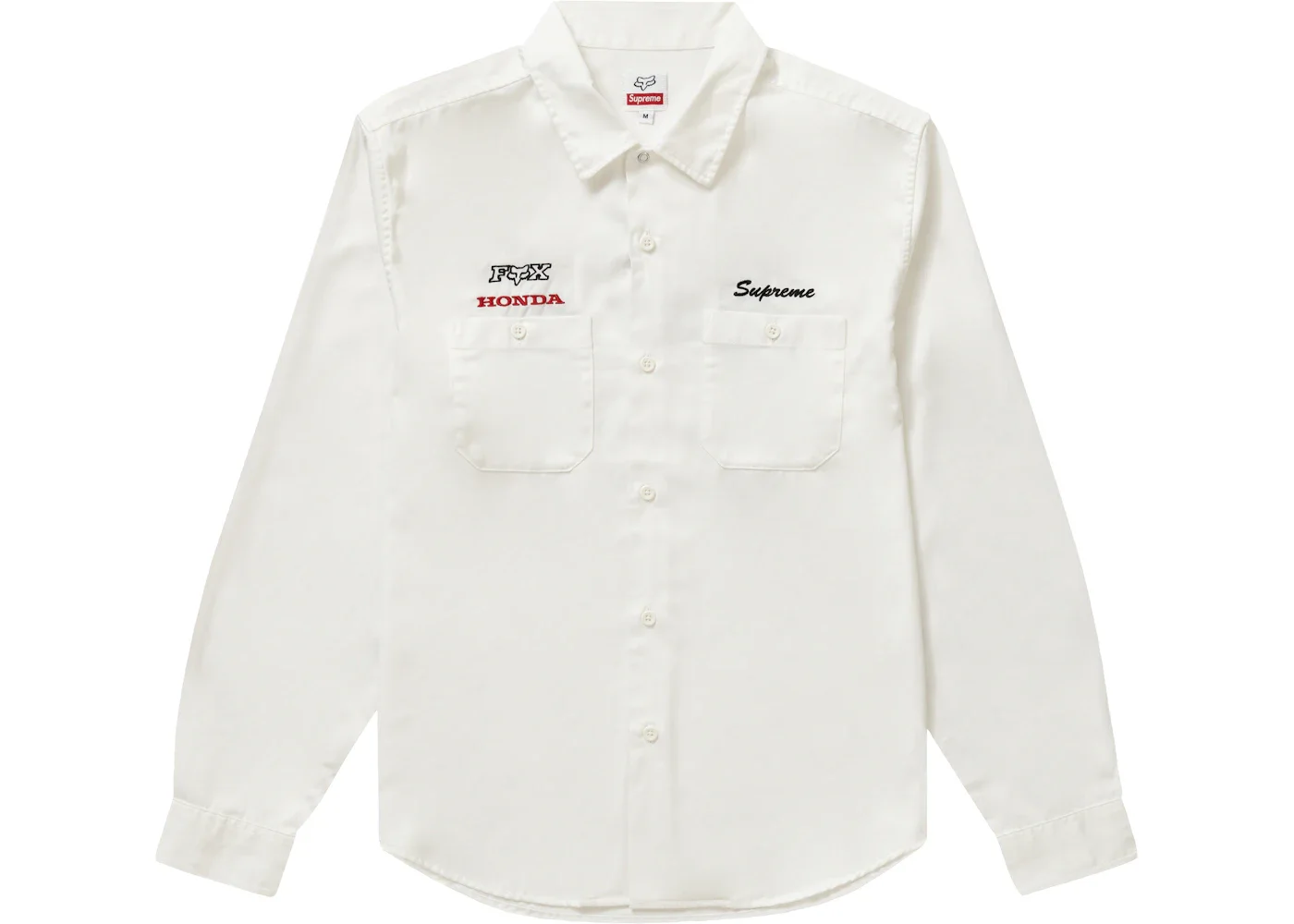 Supreme Honda Fox Racing Work Shirt OffWhite - 1