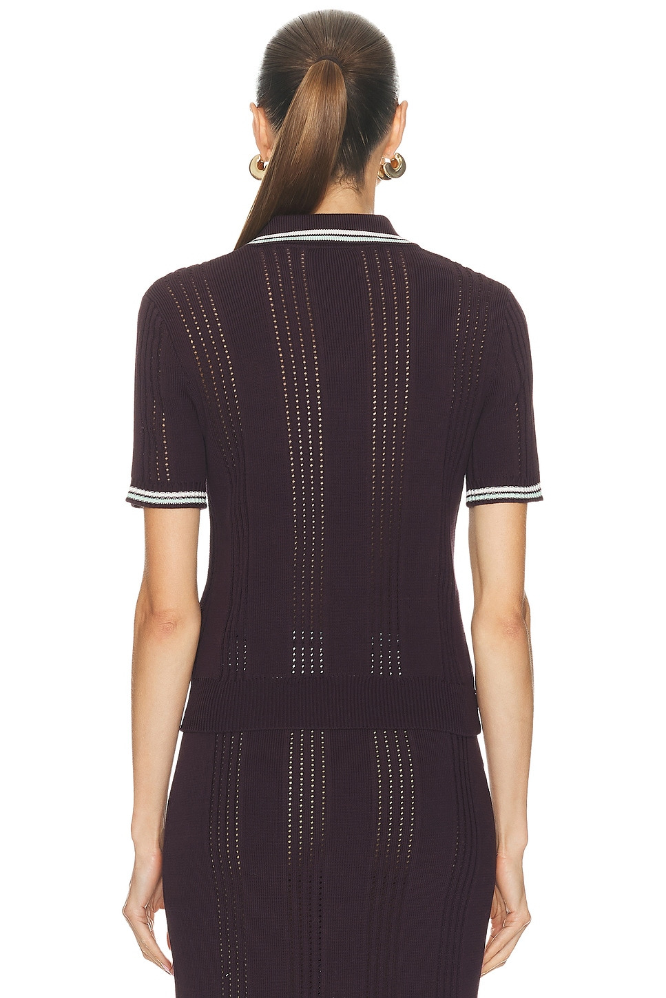 Short Sleeve Polo Top - 3