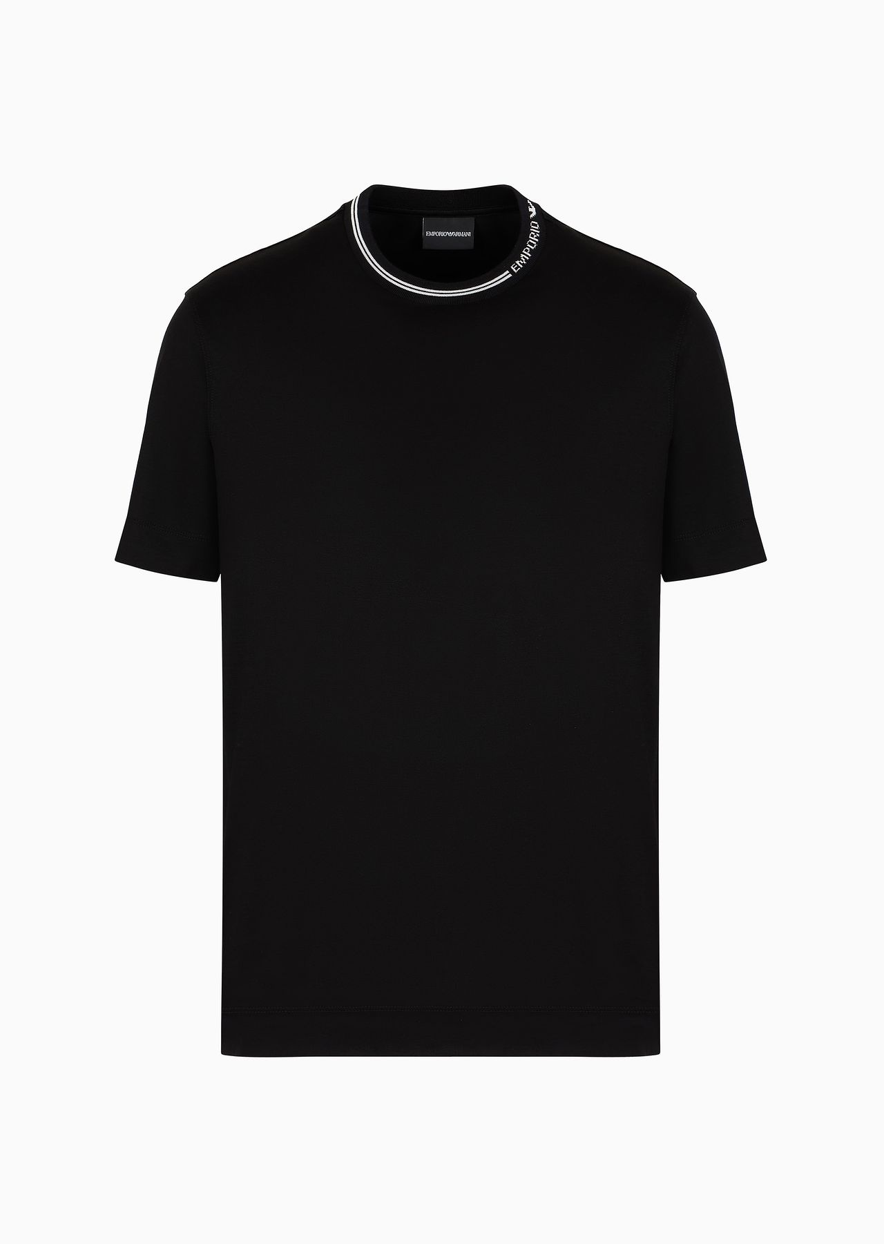 ASV Lyocell-blend jersey T-shirt with logo on collar - 1