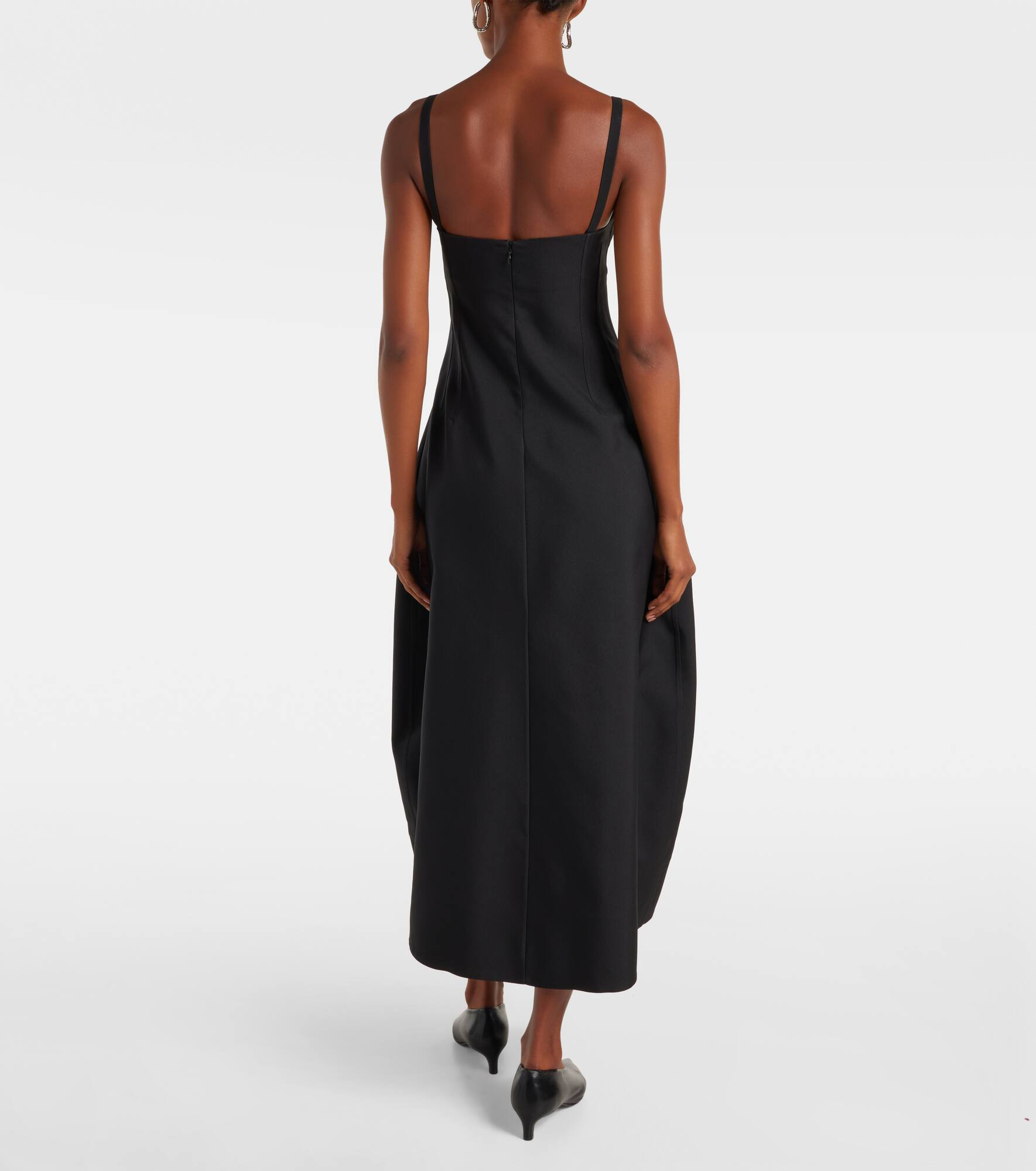 Gabardine midi dress - 3