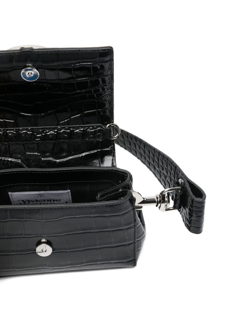 small Hazel logo shoulder bag 5