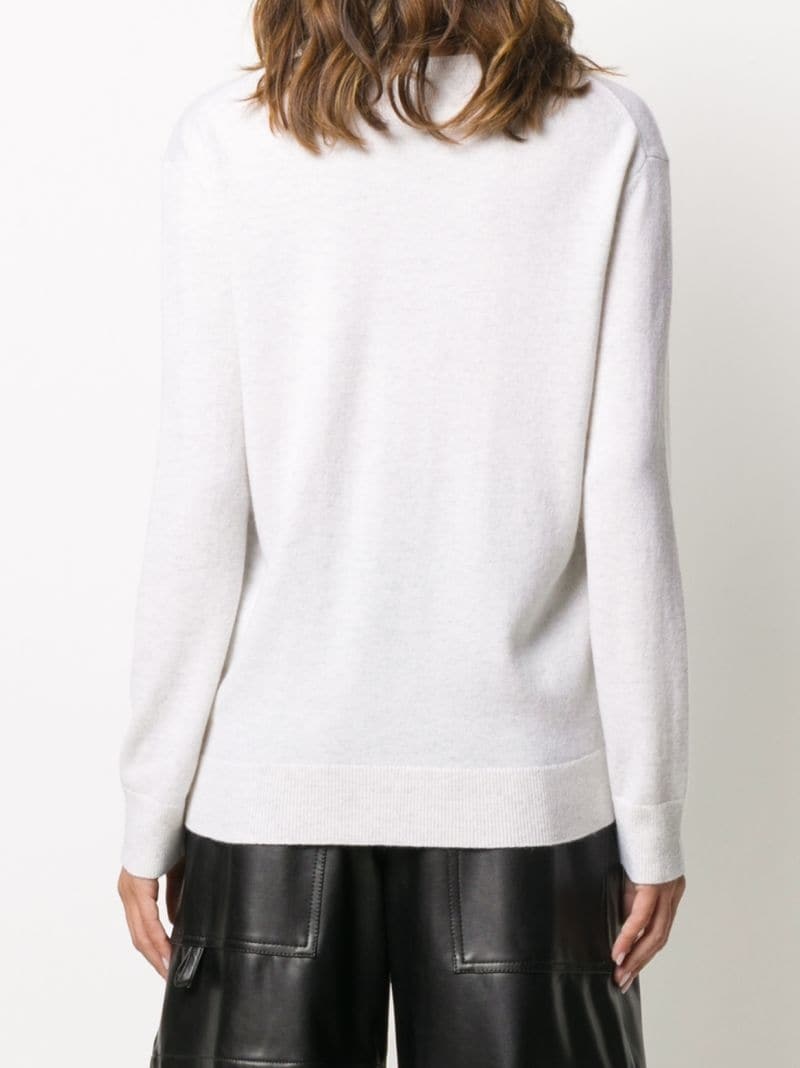 slub-texture linen sweatshirt - 7