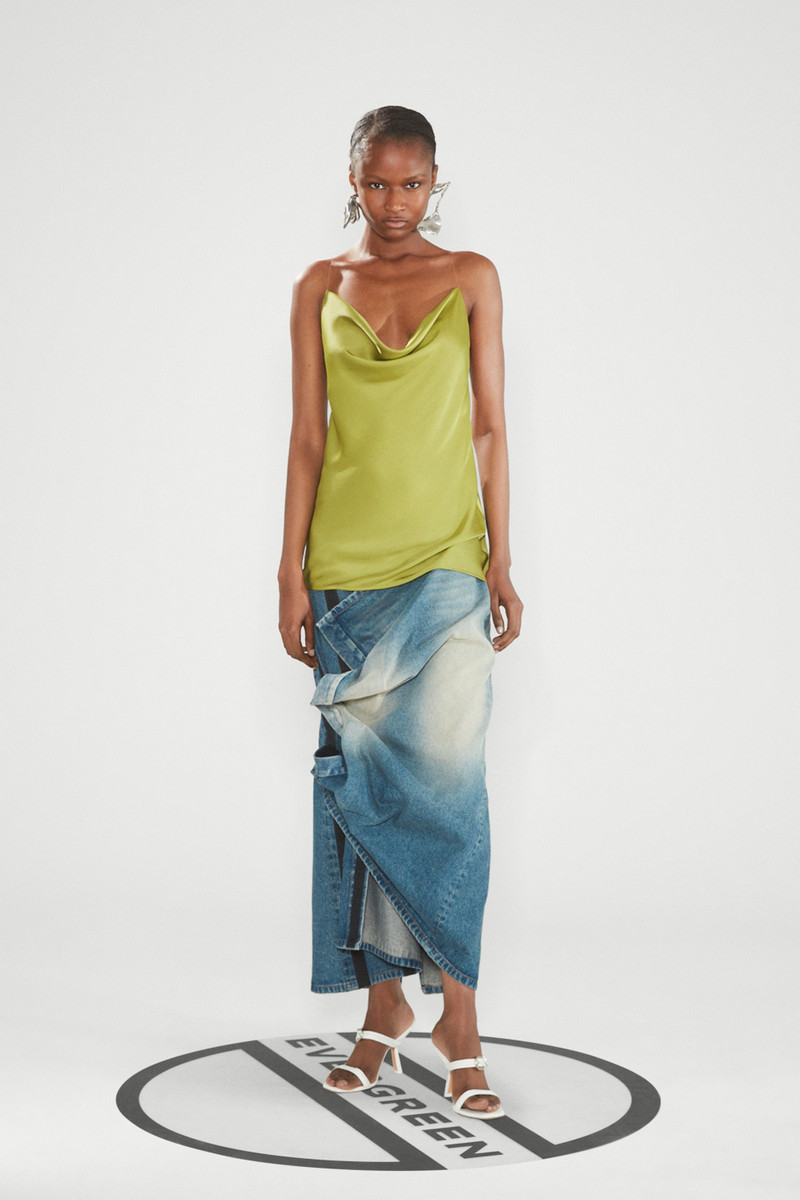 Evergreen Invisible Strap Slip Top - 1