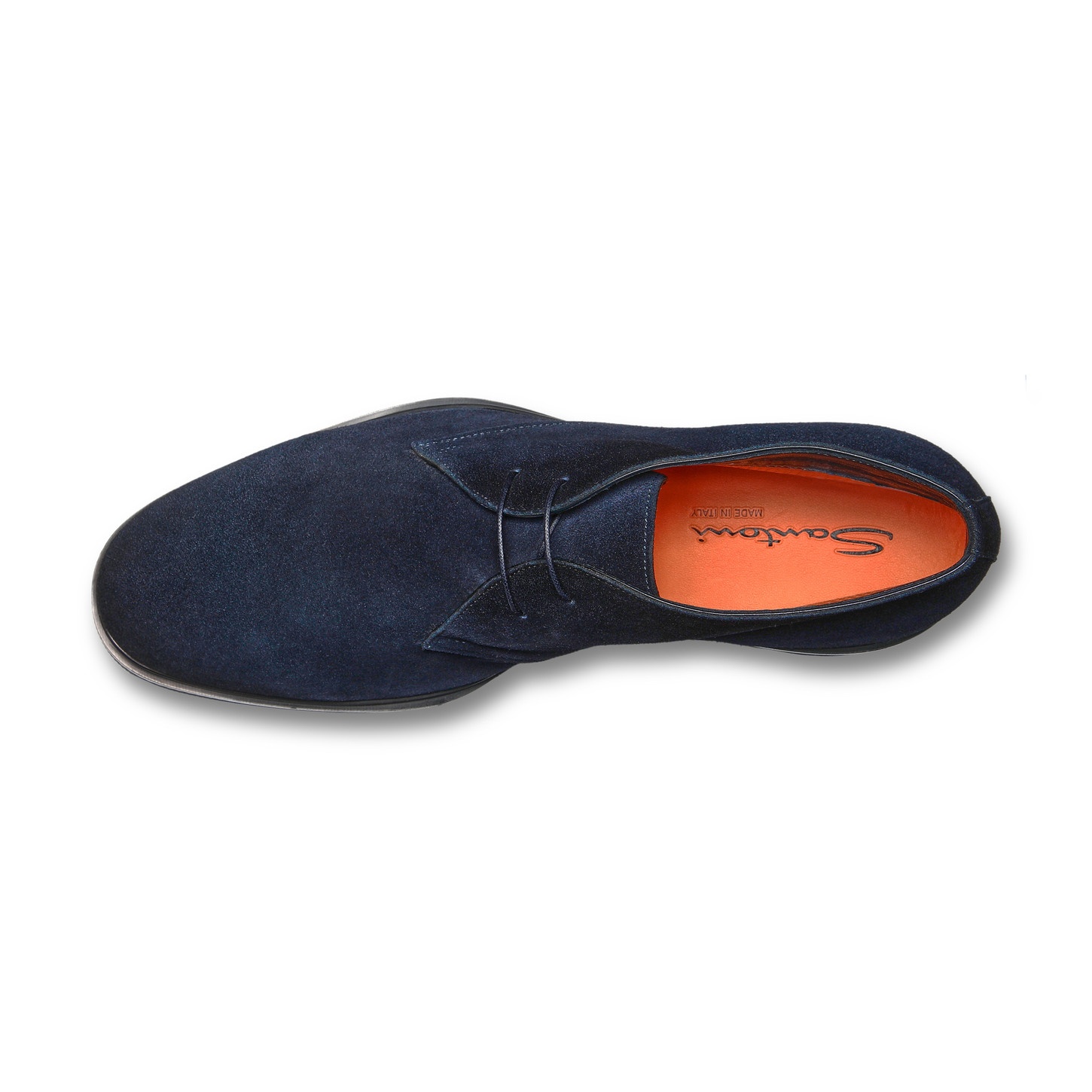 Men's blue suede Easy desert boot - 4