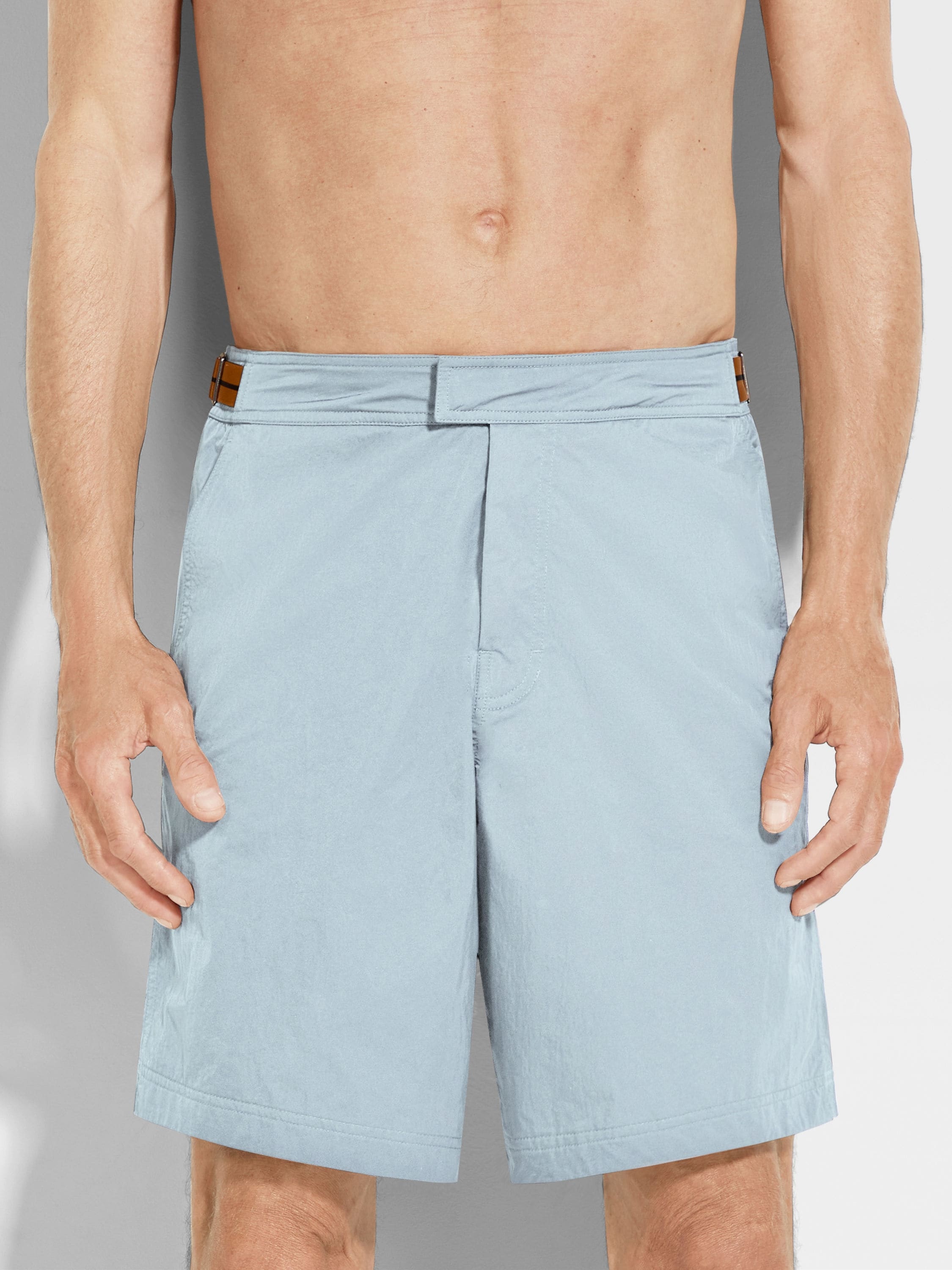 ZEGNA 232 ROAD BRAND MARK SWIM TRUNKS - 2