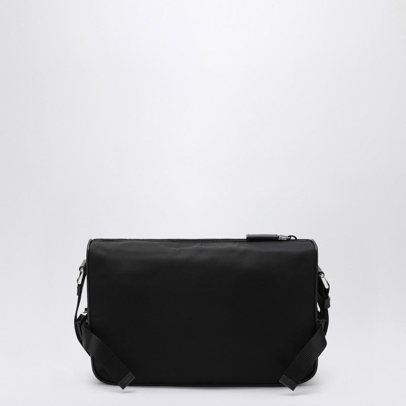 Prada Medium Black Crossbody Bag In Re-Nylon And Saffiano Men - 2