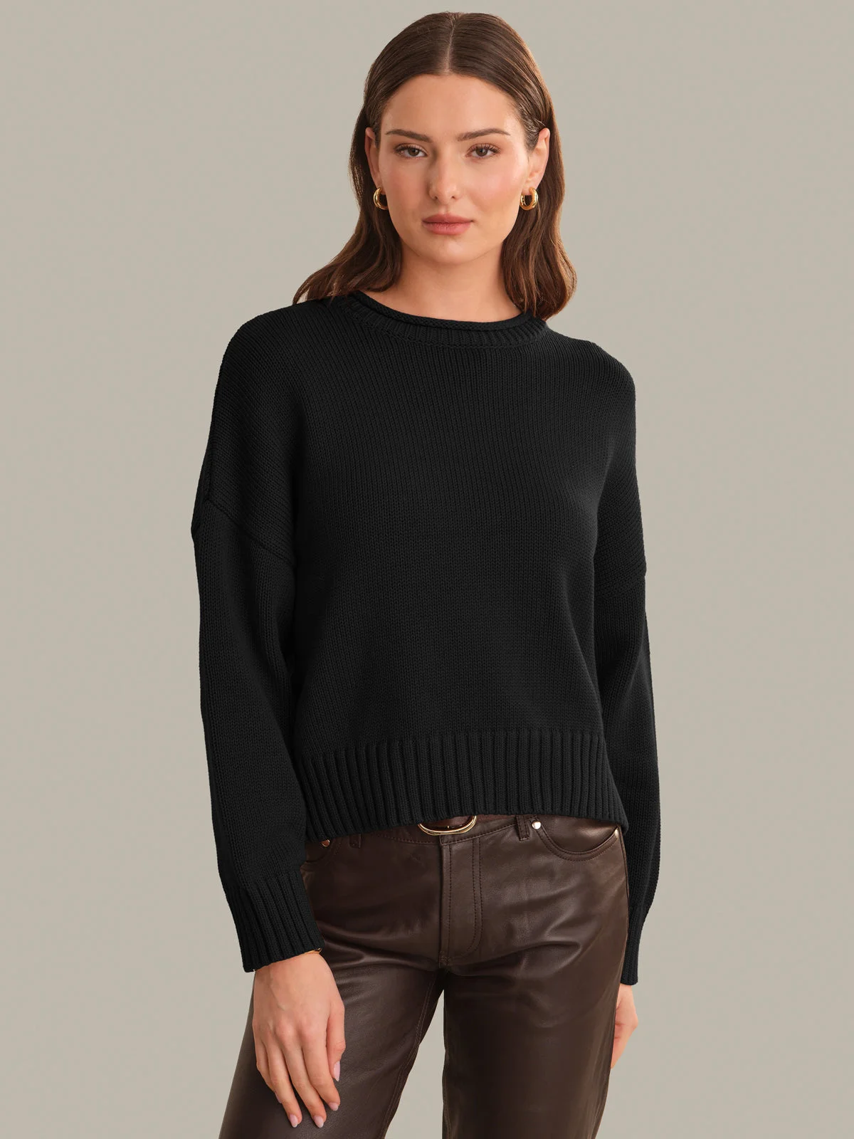 Louisa Oversized Cotton Pullover - 1