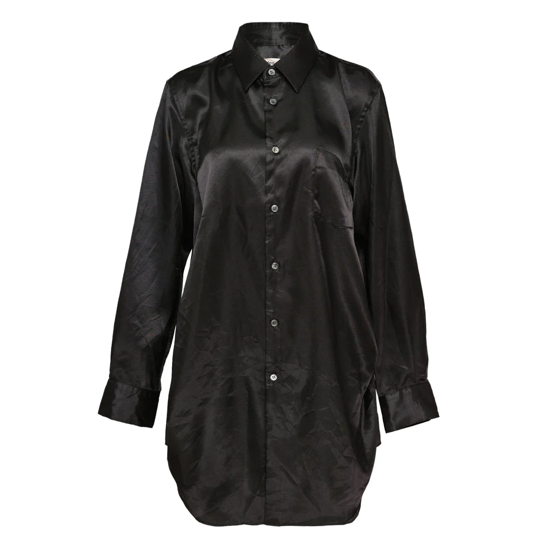 Polyester Satin Shirt - 1