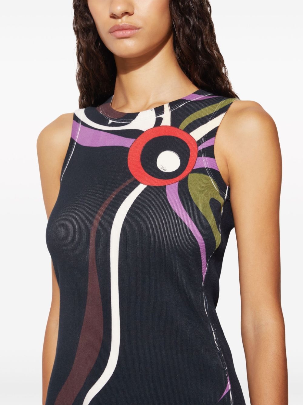 Marmo-print tank top - 5