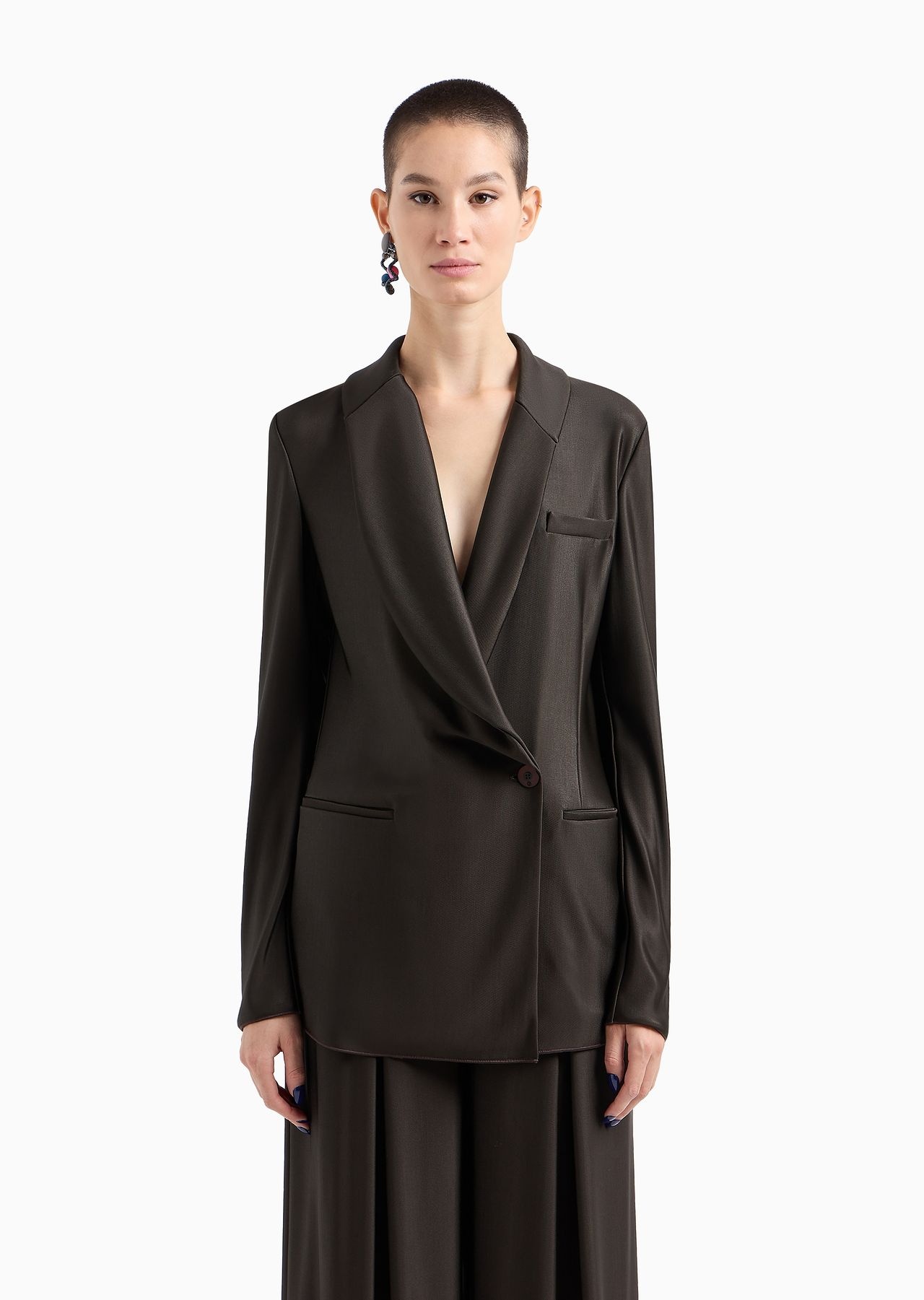 ASV single-breasted jacket in double viscose jersey - 2