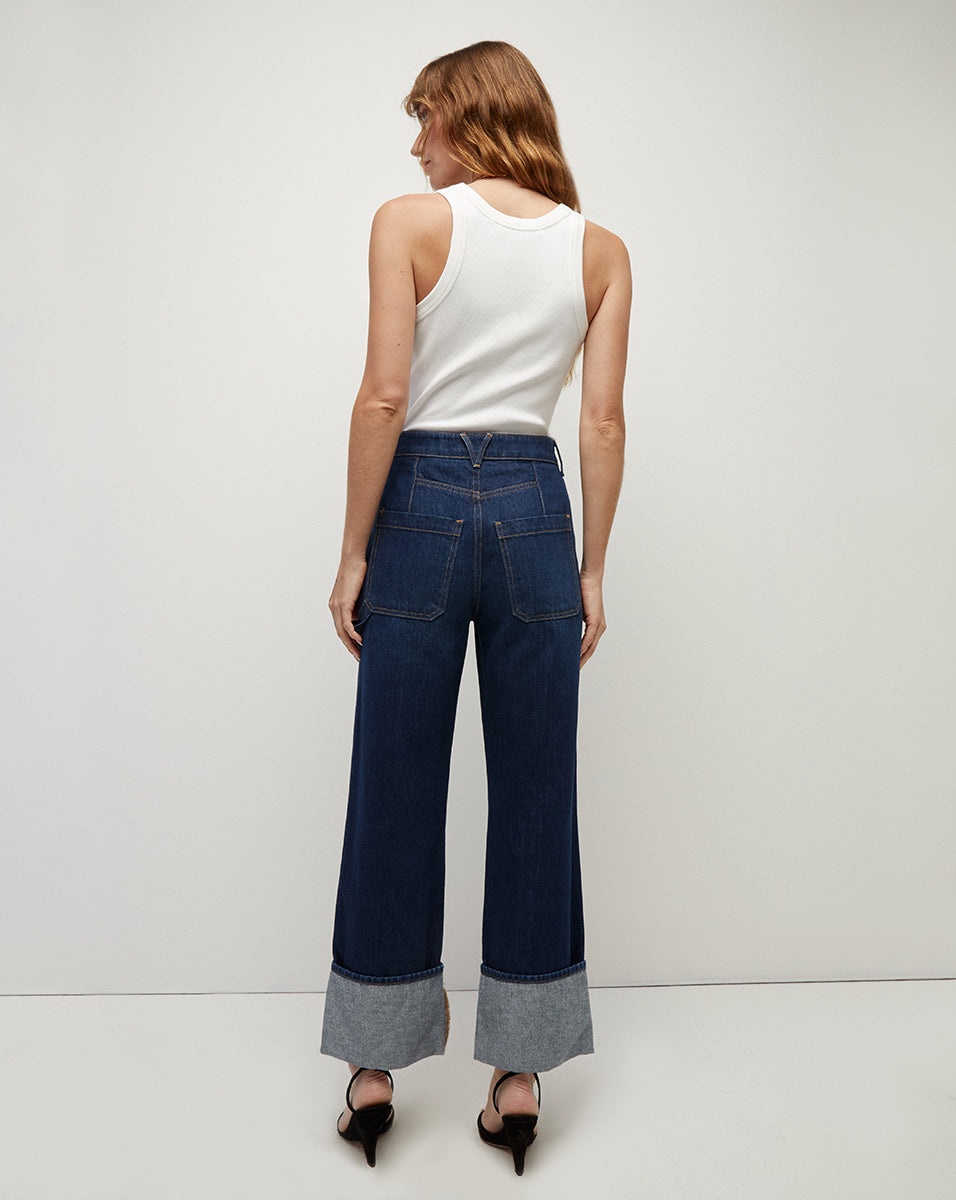 DYLAN STRAIGHT-LEG JEAN | CUFFED - 5