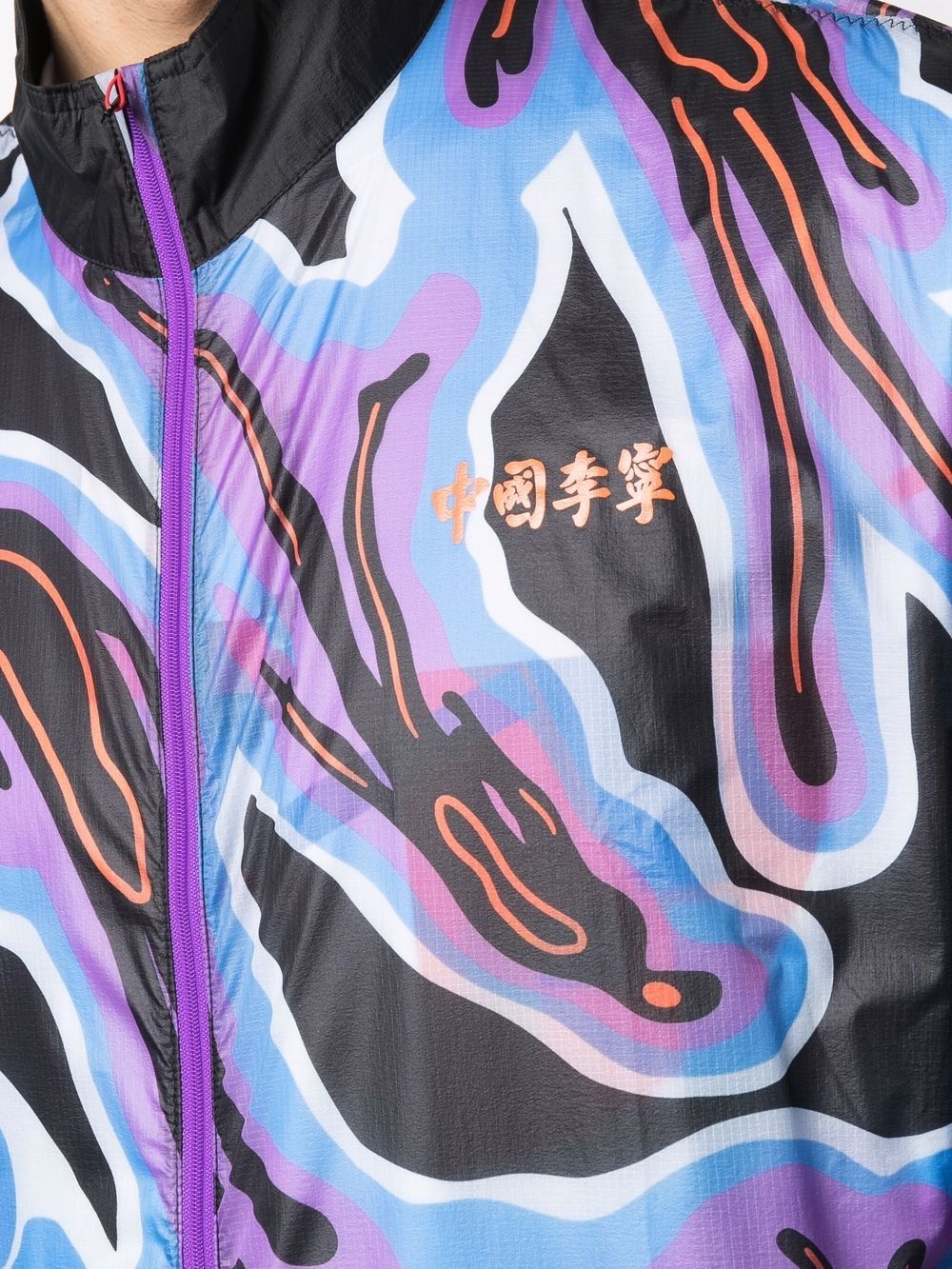 graphic-print bomber jacket - 5