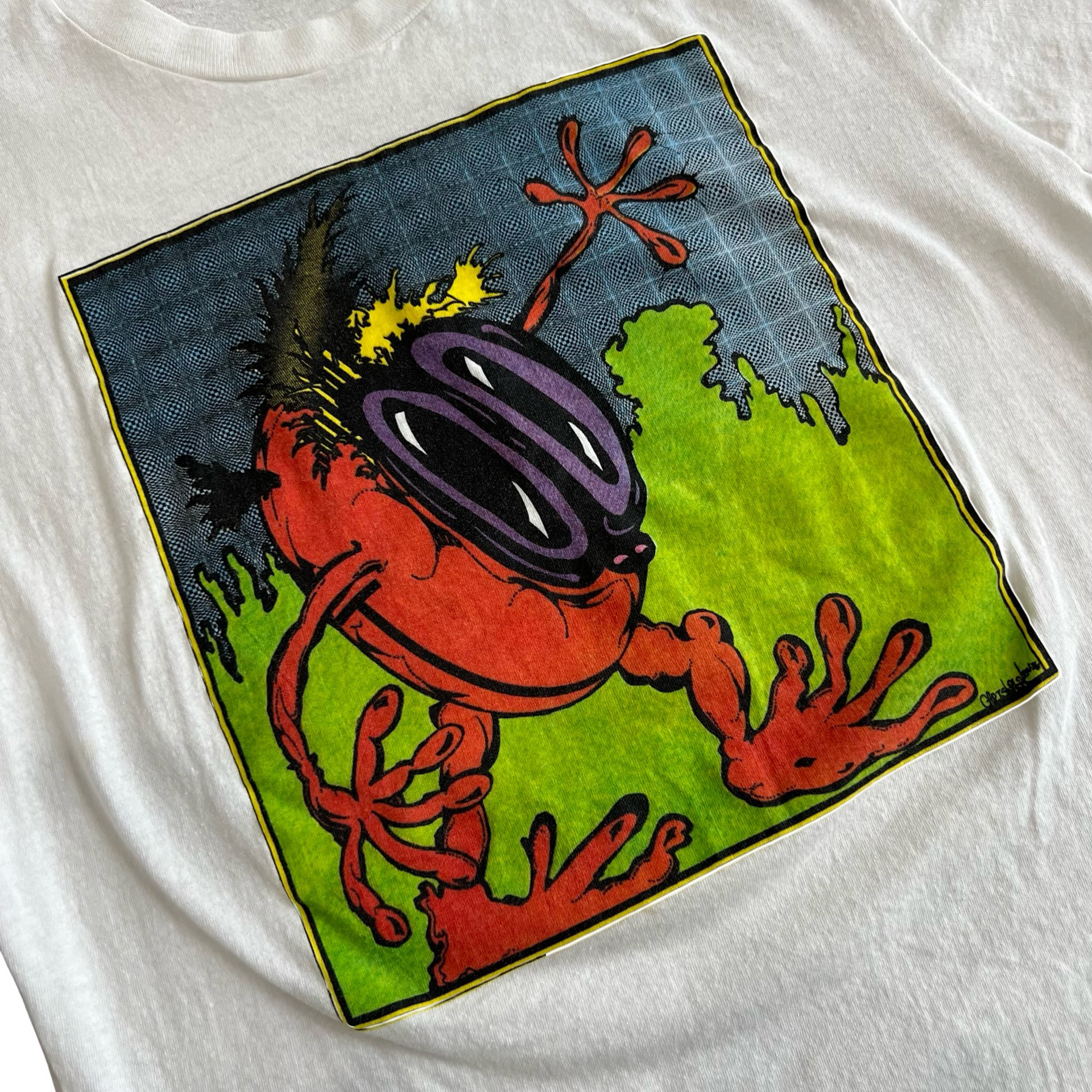 Final Blow - Vintage 1980s Acid Art Blotter Obscure T-Shirt SZ L - 2