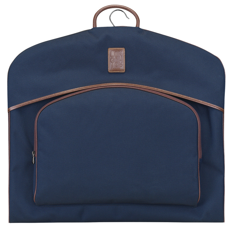 Longchamp Boxford Garment cover Blue - Canvas outlook
