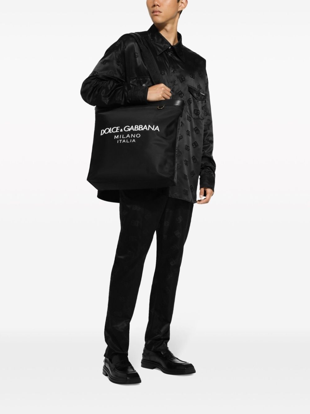 Shopping logo-print tote bag - 2