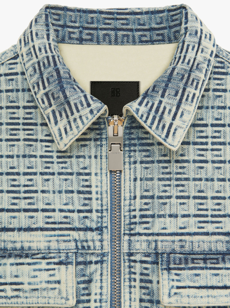 SHORT JACKET IN 4G DENIM 5