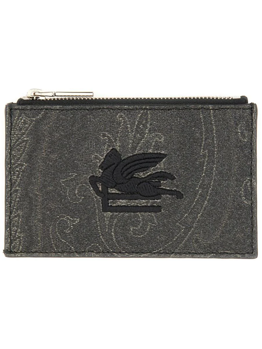 Etro Card Holder "Arnica" With Pegasus - 1