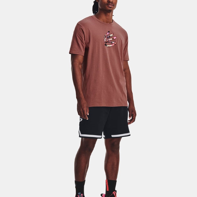 Under Armour Curry Comic Fill Short Sleeve T-shirt 'Red Fusion' 1376806-604 - 3