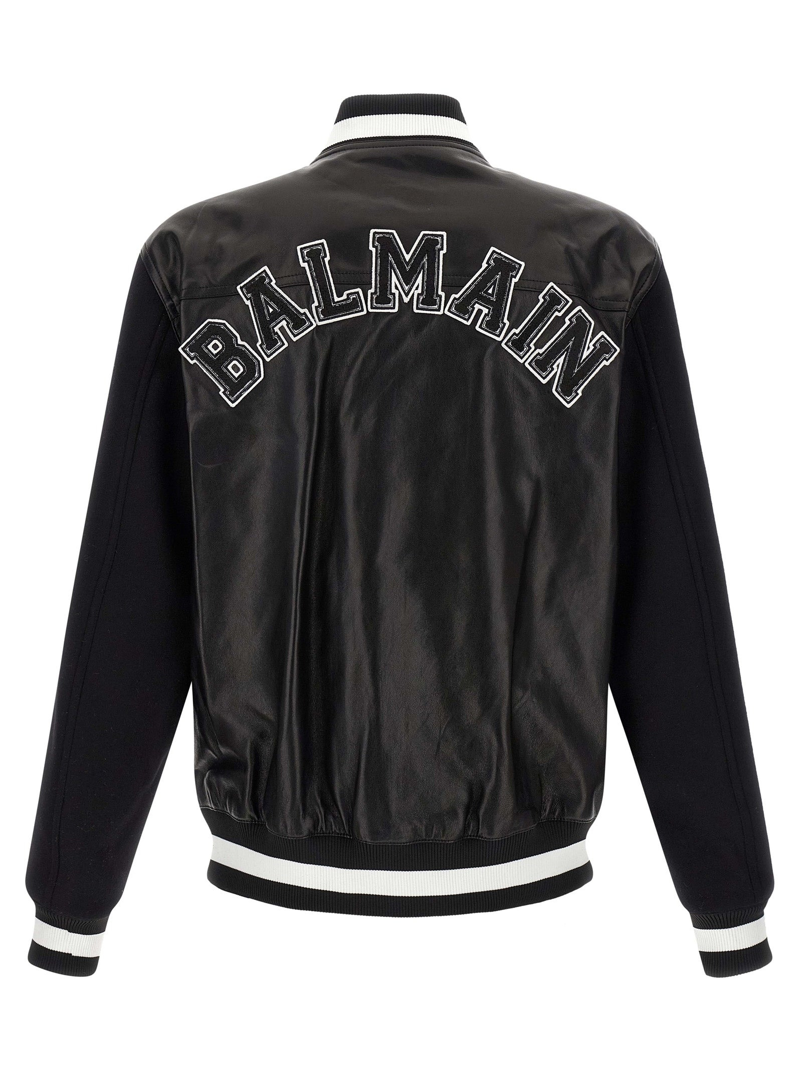 Varsity Puffer Jackets White/Black - 2