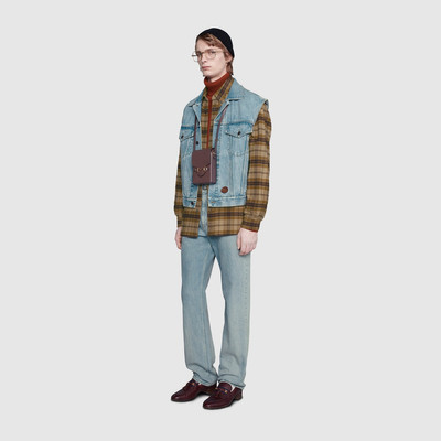 GUCCI Check cotton shirt with Interlocking G outlook