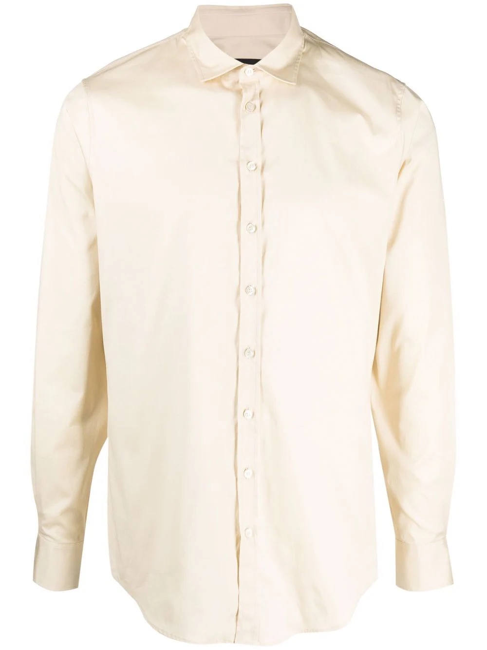 long-sleeve stretch-cotton shirt - 1